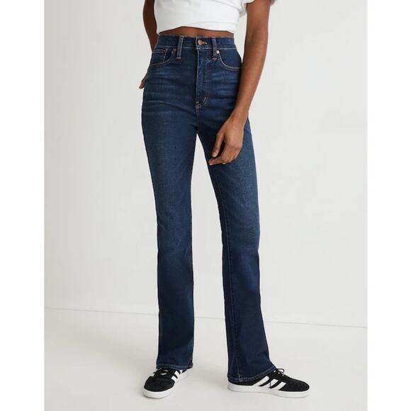 Madewell Denim - Madewell Dark Wash Skinny Flare Denim Jeans 25 Women’s Colleton Wash NG357